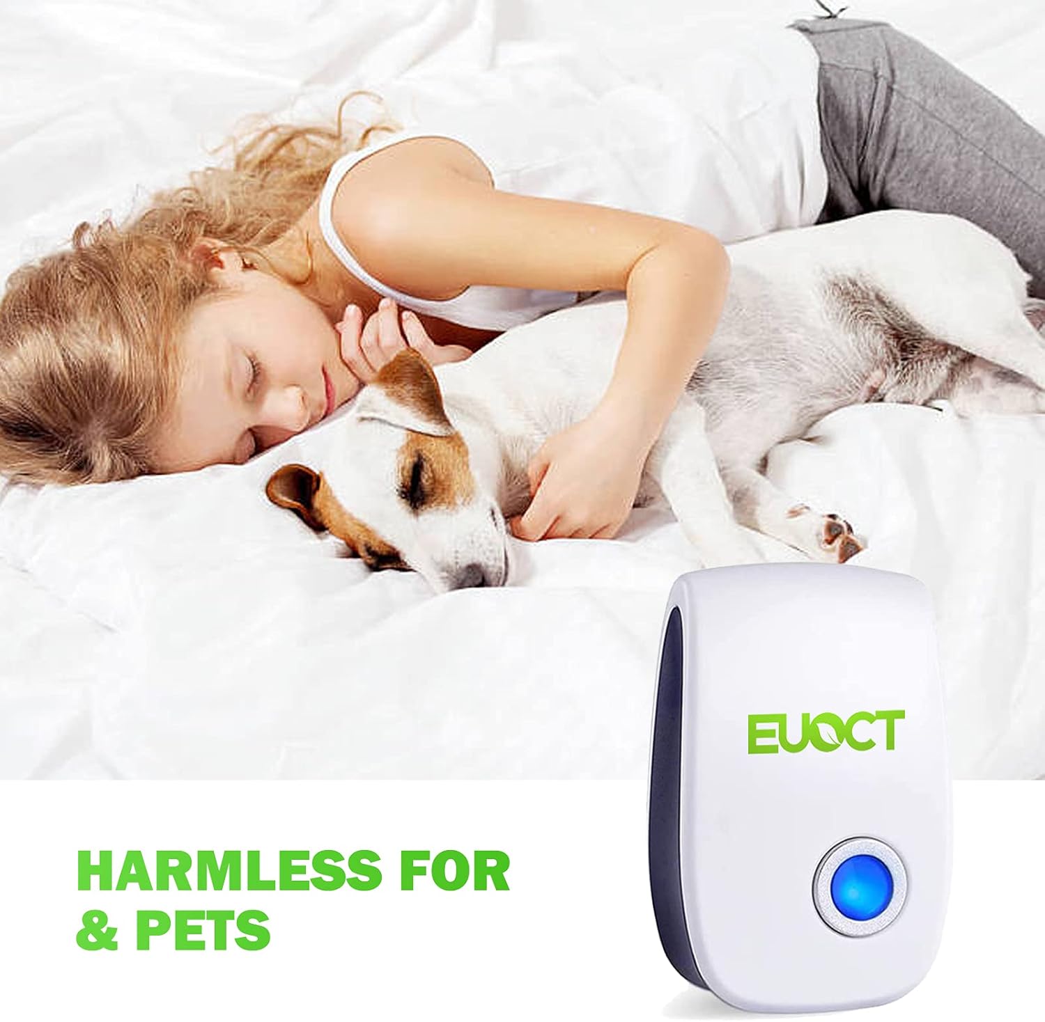 EUOCT Ultrasonic Pest Repeller, [8-Pack] Indoor Pest Control Electronic Plug in Insect Repellent for Home, Office, Kitchen, Warehouse, Hotel : Garden & Outdoor