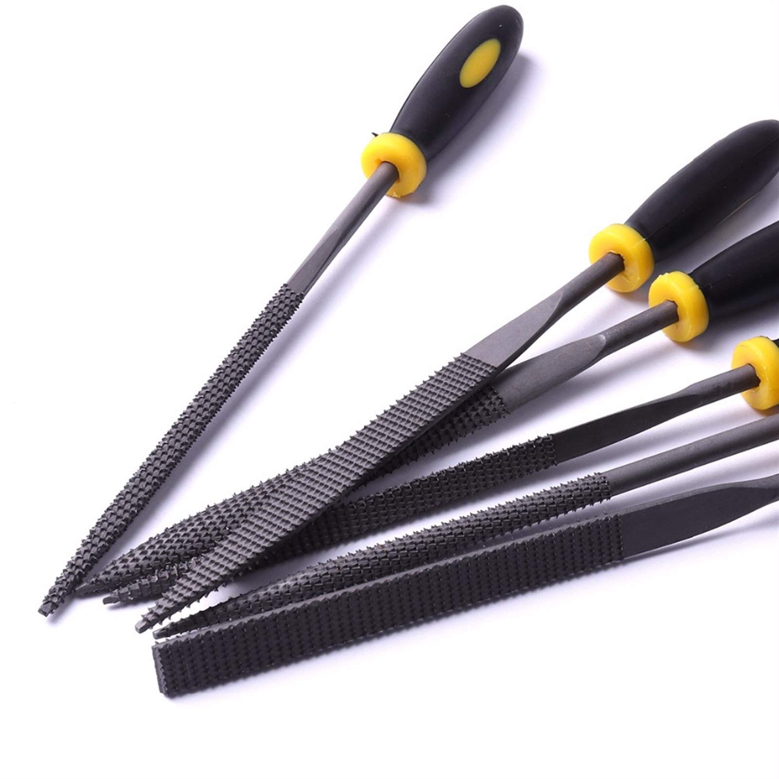 Limas de metal for acero, herramientas mecánicas, Lima de escofina de metal, 6 piezas, 4 x 160 mm, lima de carpintería, cortador de limas, herramienta de reparación de limas, joyería, herramienta de p