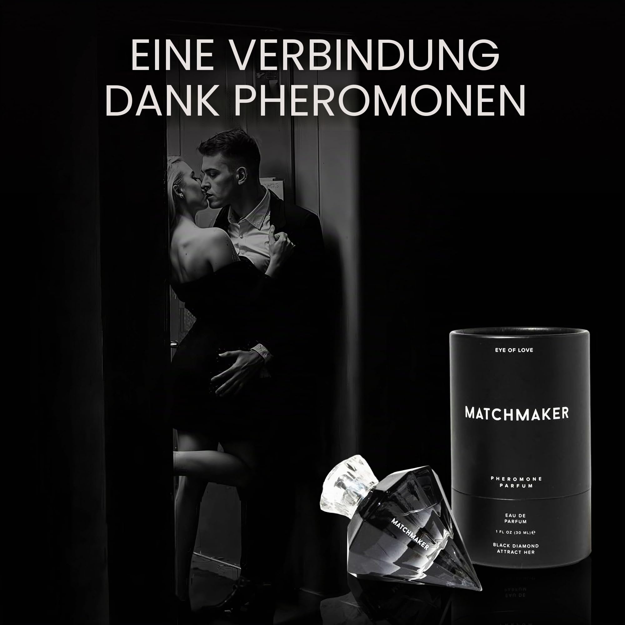 EOL EYE OF LOVE Matchmaker Black Diamond Pheromone Parfum Deluxe — Attract Her, 30 ml