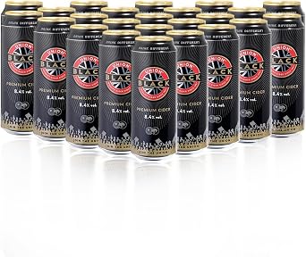 Union Black Premium Cider | 500ml cans | Pack of 24 | GIfts for men