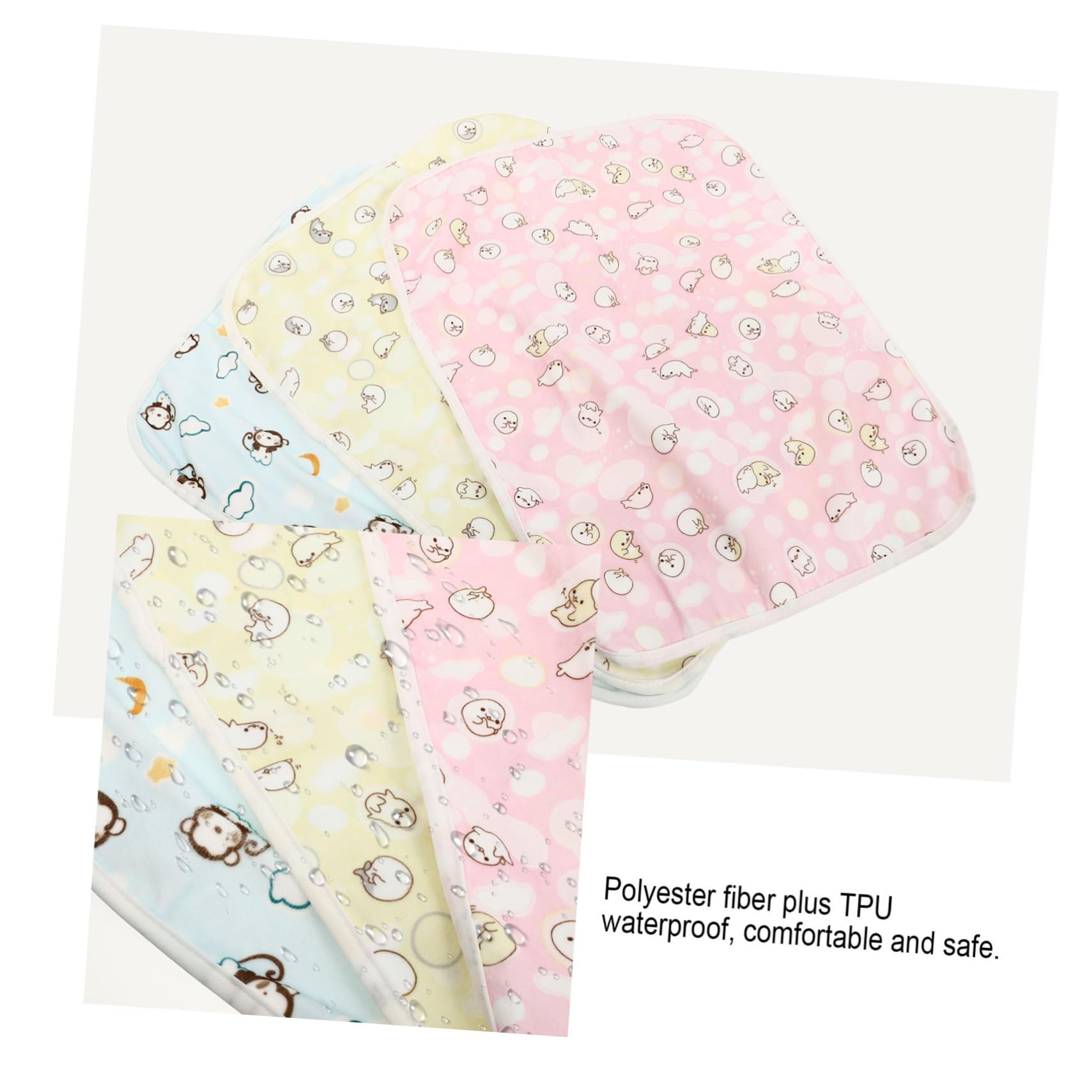 SUPVOX 9piezas De Cama para Hámster Alfombrilla Reutilizable para Pequeños Roedores para Jaulas De Cobayas y Conejos