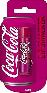Coca Cola Collection, Cherry Coke Flavoured Lip Balm Inspired by Coca-Cola, Moisturizing and Refreshing, Single Blister Pack