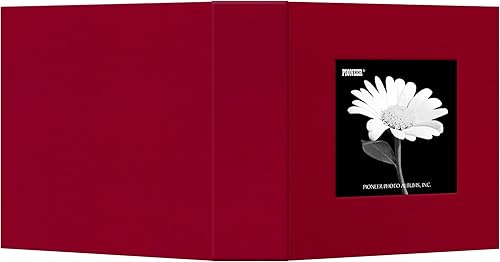 Miniatura 3 de Pioneer 100bolsillo Funda de tela de marco álbum de fotos color rojo