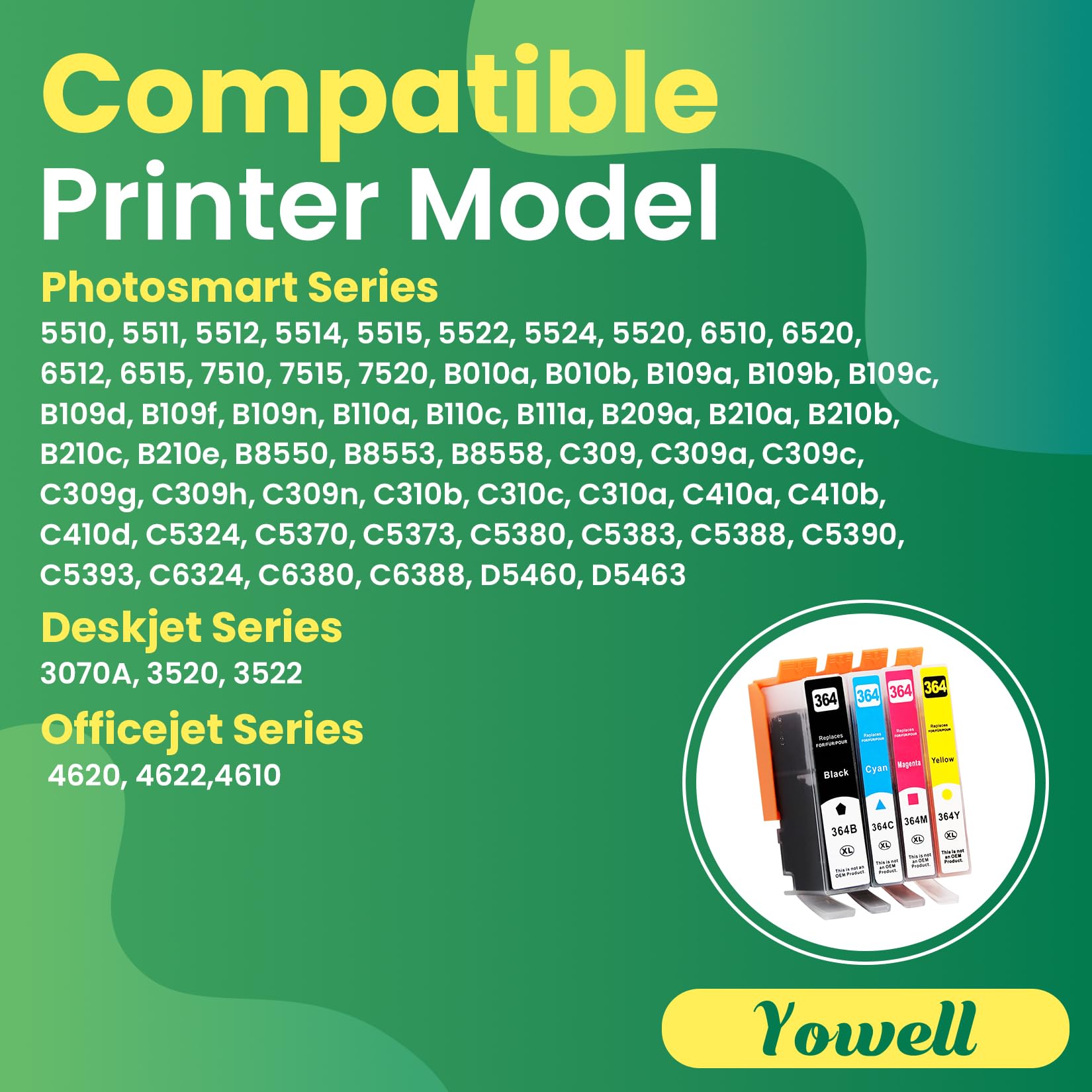 CARTUCCIA COMPATIBILE PER HP 364 NERO FOTO CB317EE - Foto 9