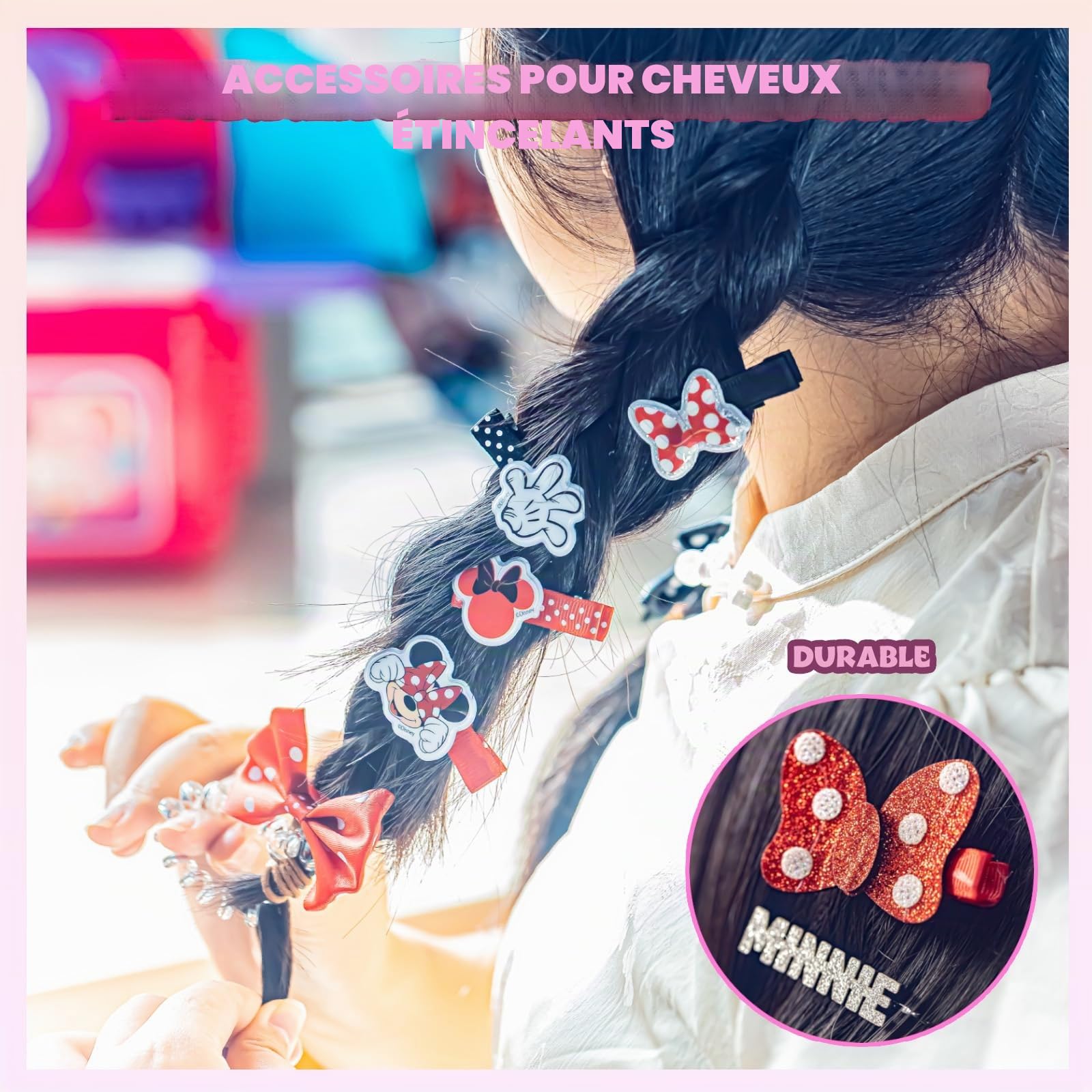 Disney Minnie Mouse Accessoires Cheveux pour Filles