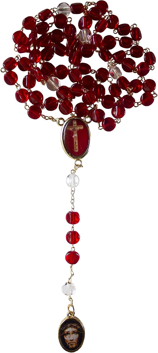 San Rafael Arcangel Rosario de la Divina Sangre con el rostro de Cristo - Rosary of The Divine Blood with Christ Face