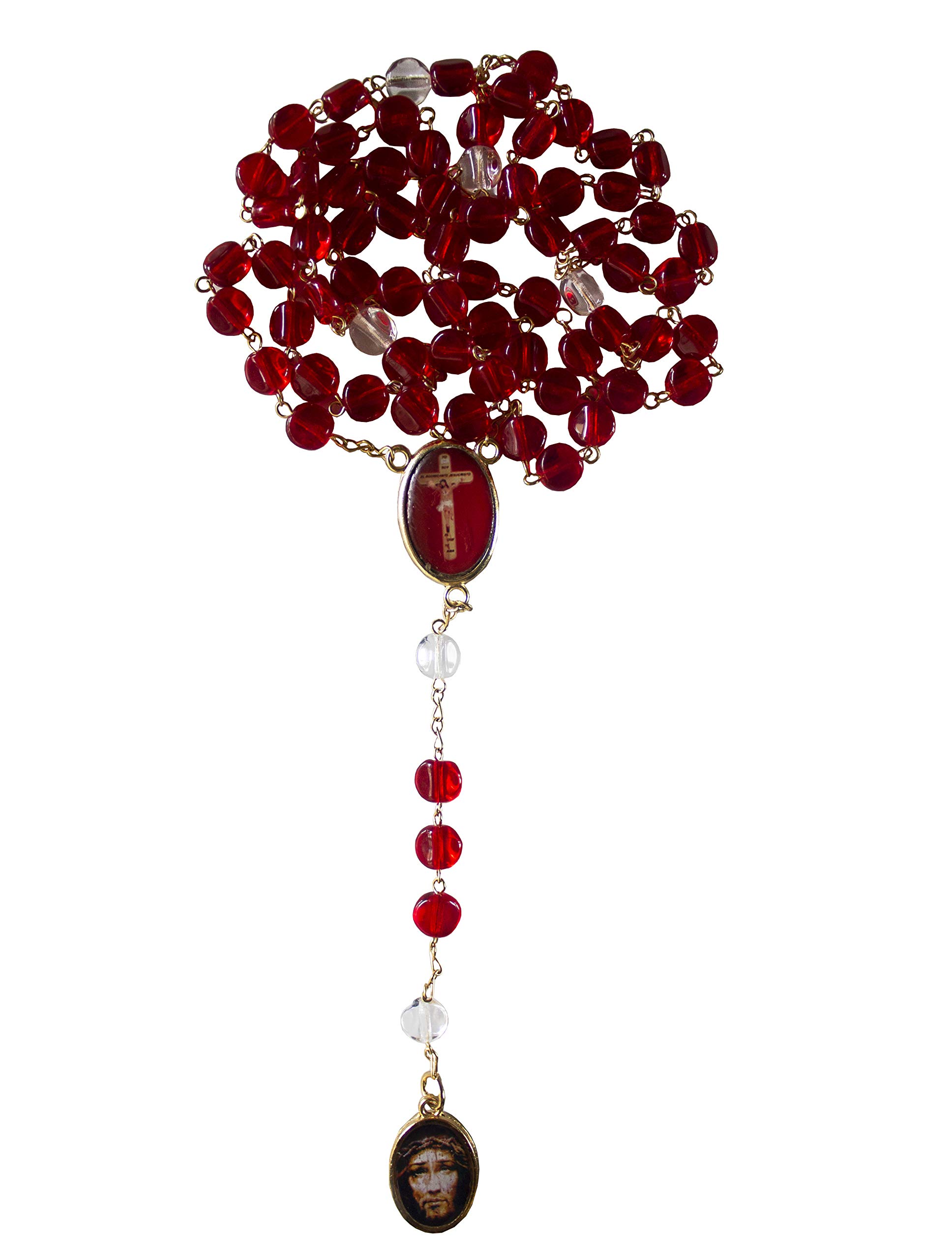 San Rafael Arcangel Rosario de la Divina Sangre con el rostro de Cristo - Rosary of The Divine Blood with Christ Face