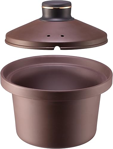 Miniatura 3 de SanYuan Purple Claypot - Olla eléctrica para sopa de guiso, olla de cocción lenta 6L TGD60-SA30