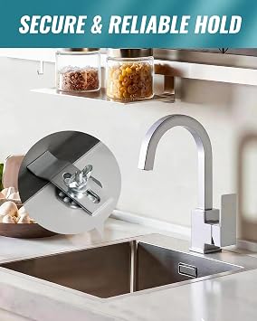 Undermount Sink Clips 10 Pack, Sink Supporting Brackets Mounting Clamp