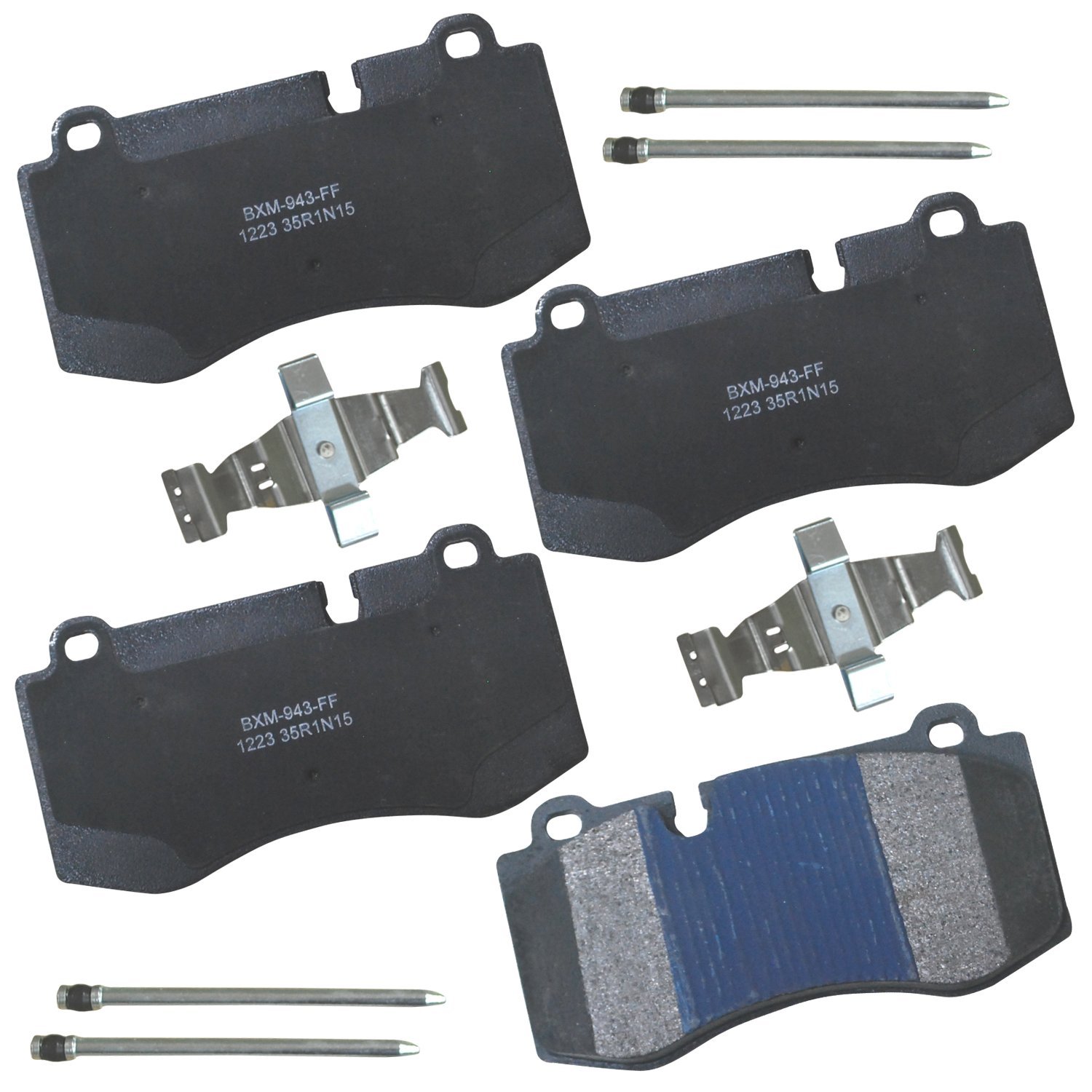 Bendix Premium SBM1223 Semi-Metallic Front Brake Pads for Select Models Mercedes-Benz CL550, CL600, S350, S400, S450, S550, S600, SL550, SL550