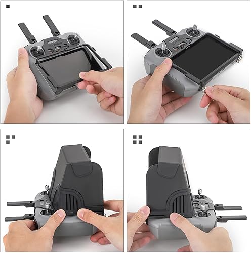 Miniatura 6 de Cubierta de parasol para DJI Mini 4 Pro/Air 3 RC 2 Accesorios de mando a distancia, antirreflejos plegable Drone Controller Cubierta protectora