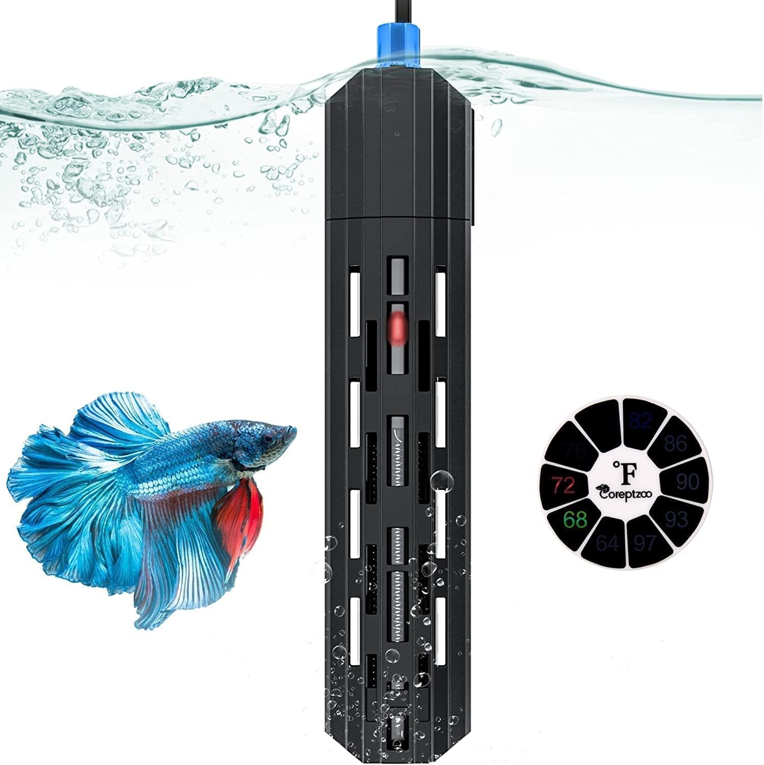 Submersible Aquarium Heater, 300 Watt Adjustable Aquarium