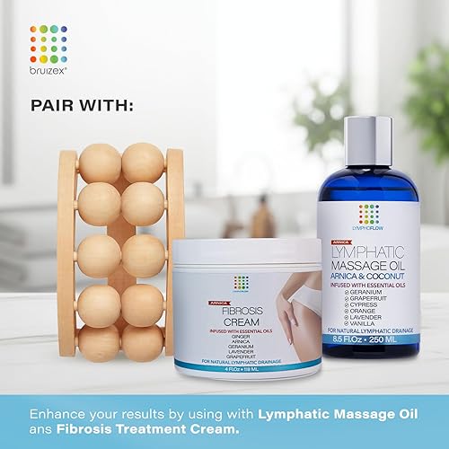 Miniatura 6 de Bruizex Masajeador de drenaje linfático herramienta de masaje de celulitis, rodillo de masaje, Fascia Blaster, Herramientas de masaje de terapia de