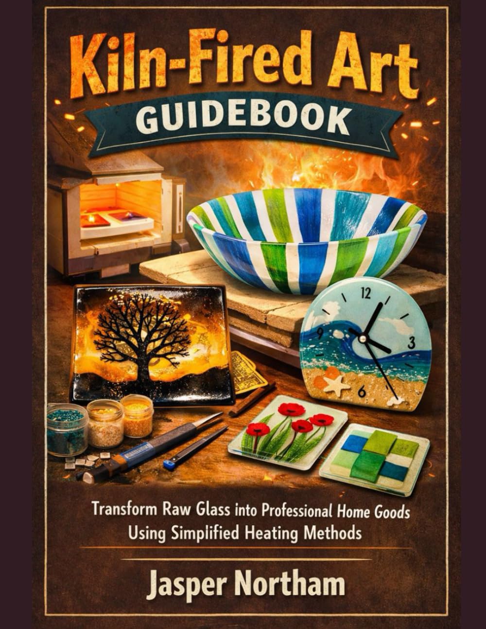 Kiln-Fired Art Guidebook: Transform Raw Glass into Professional Home Goods Using Simplified Heating Methods