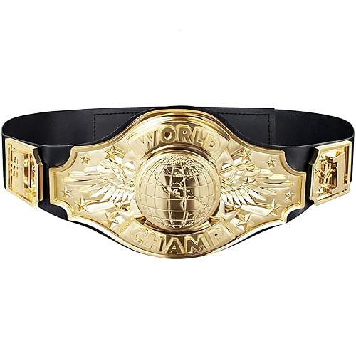 Championship Belt for Kids & Adult - Wrestling Boxing Belt Champion Costume Perfect for Parties Role-Play