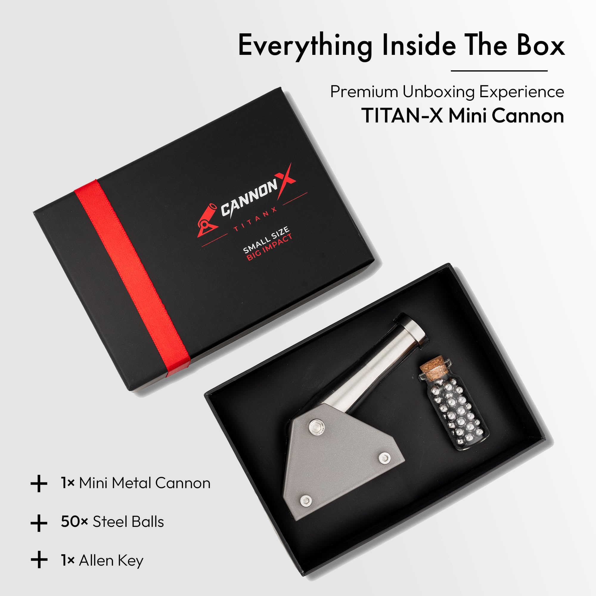 CANNONX Titan-X Mini Cannon Showpiece - Military Decor -2