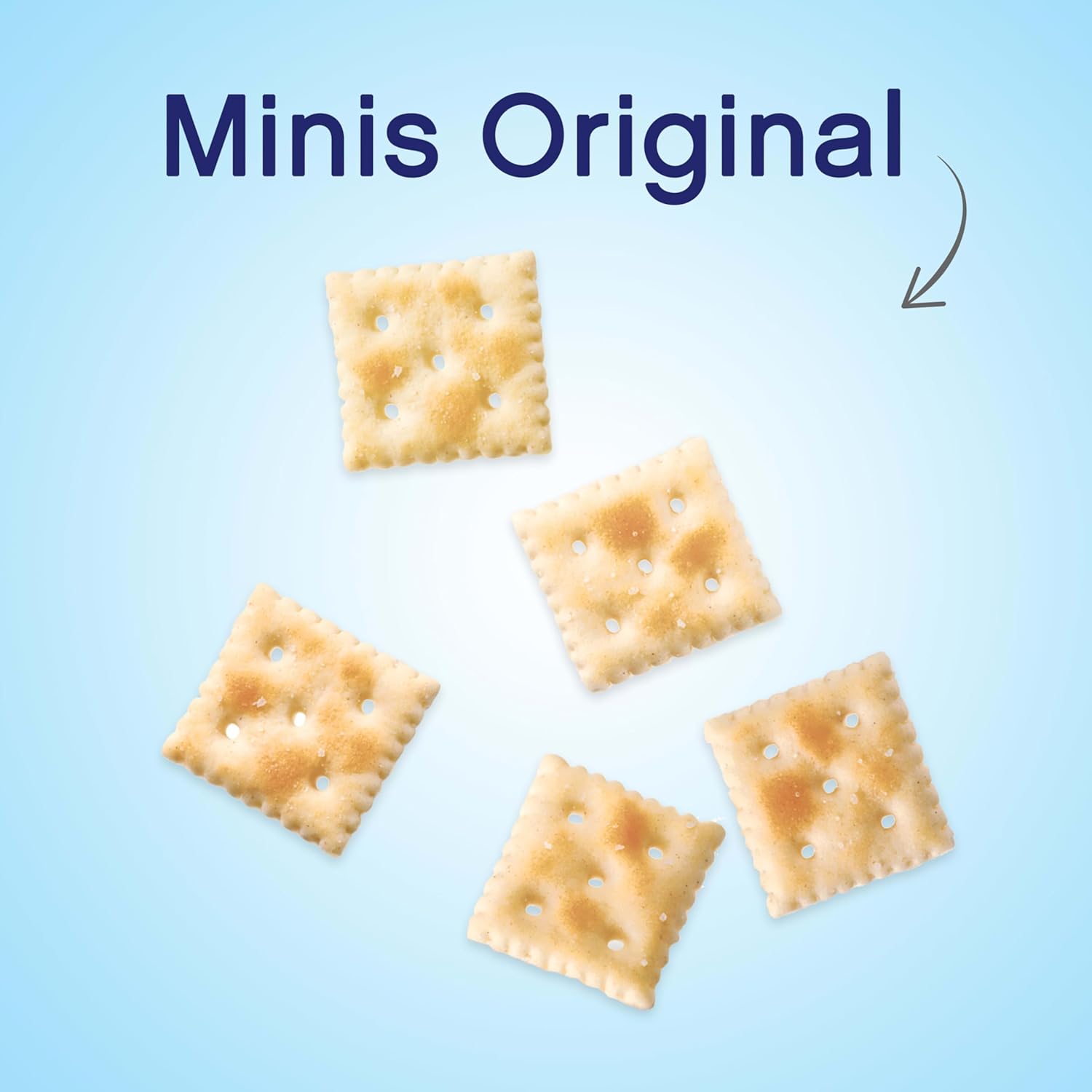 Premium Original Mini Saltine Crackers, Lunch Snacks, Bulk Snacks, 6 - 11 oz Boxes