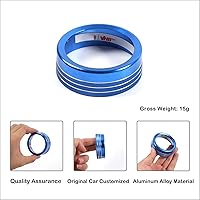 Vista 7 de Aunginsy 1 funda de anillo de botón para interruptor de palanca de cambios compatible con Ford Maverick 2022 2023 2024, de aluminio, para consola