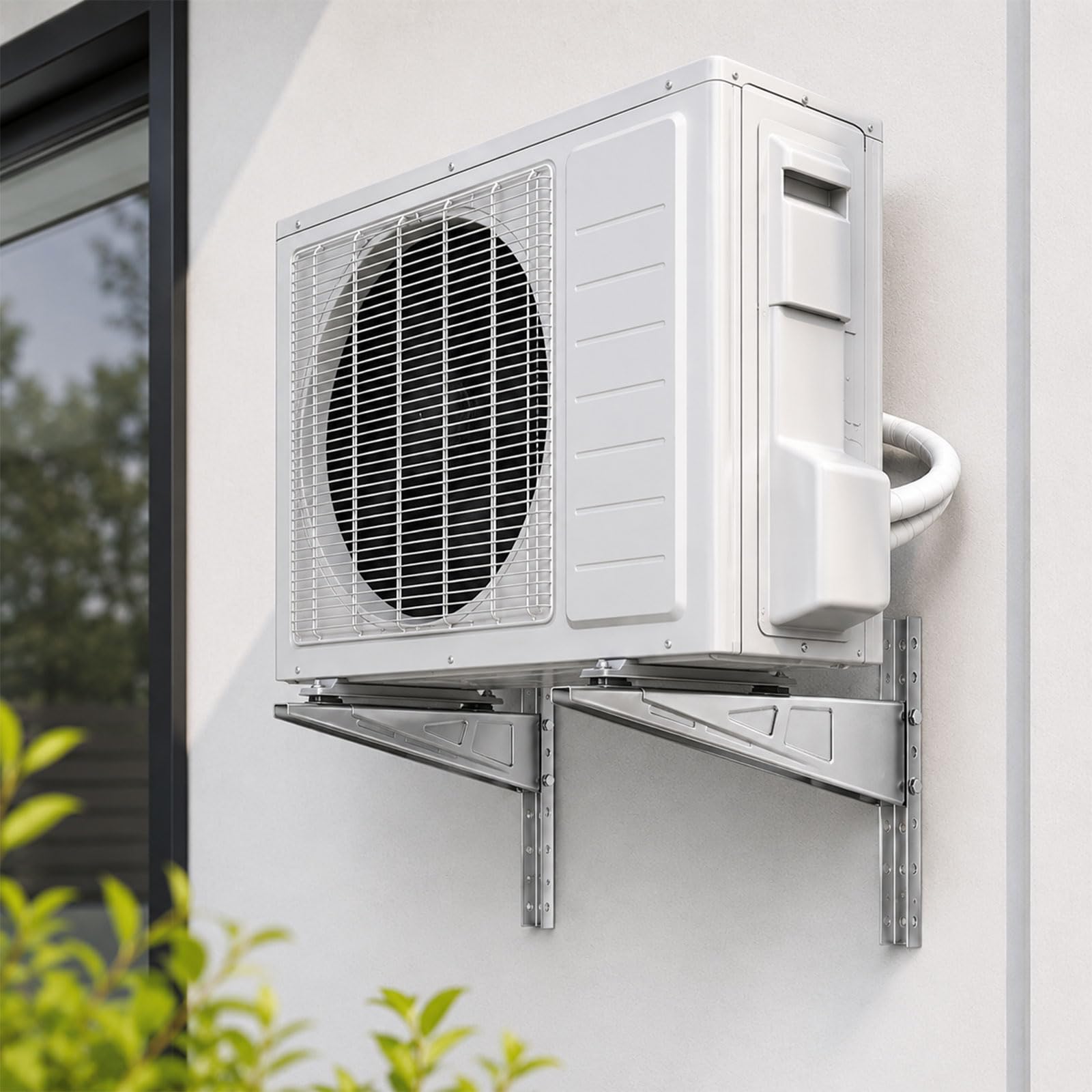 Juego de 2 soportes de pared para exteriores
