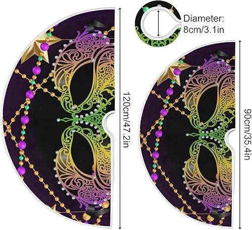 Miniatura 157 de Falda de árbol de Navidad para fiesta de cumpleaños, falda de árbol de 36 pulgadas, globos, tartas, faldas de árbol de Navidad, tapete de pie