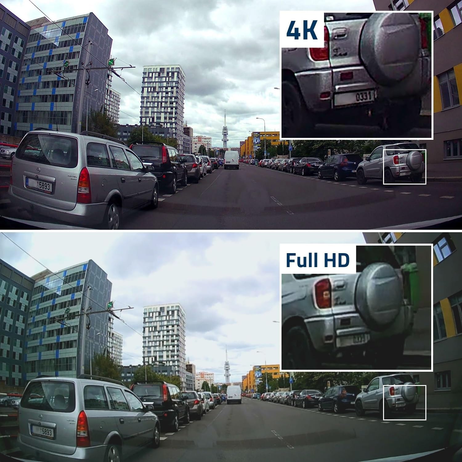 LAMAX T10 Dashcam 4K, GPS, 60 fps, Radarwarner für Auto (50 Länder), WiFi + Mobile App, 2,45“ Display, Auto Kamera mit 170° Weitwinkelobjektiv, Parküberwachung, G-Sensor, Magnethalterung