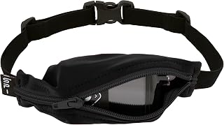 SPIbelt Kids Pocket Belt: No-Bounce Expandable Waist Pack for Insulin Pumps, Phones & Toys, Fits 18-24" Waists, Black