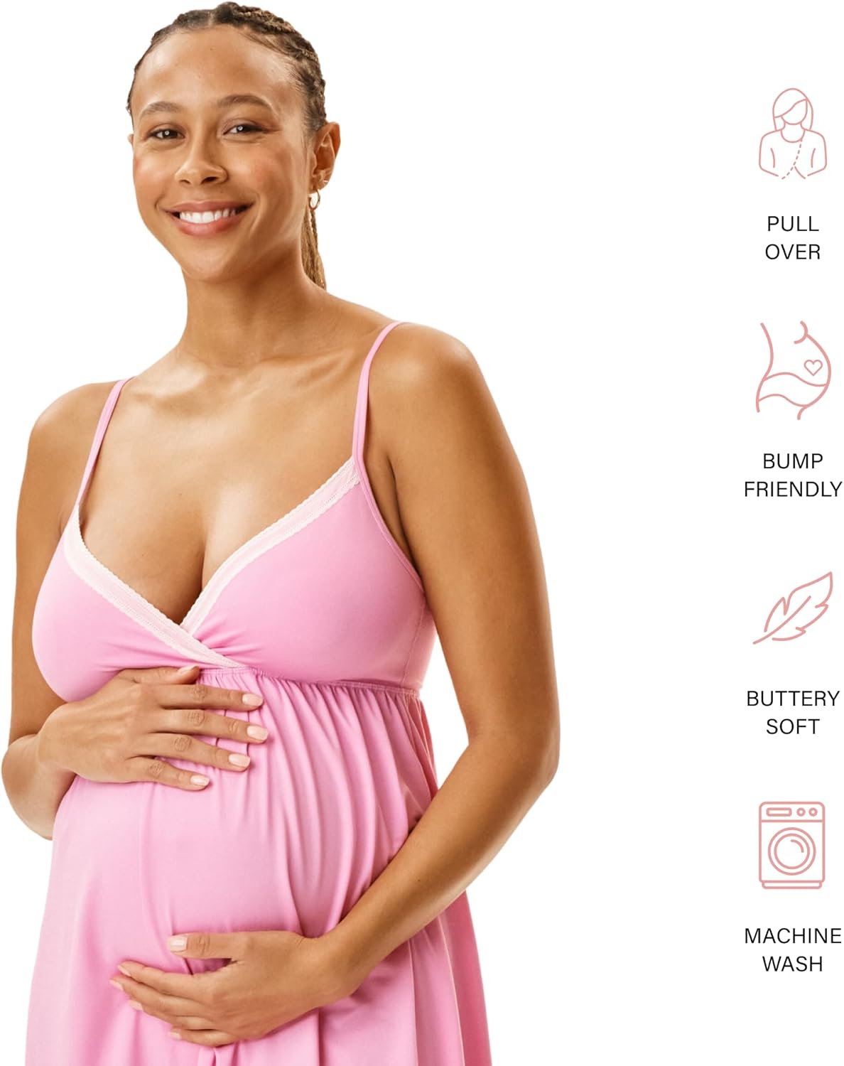 Motherhood Maternity womens Wrap Neck Chemise - Image 3