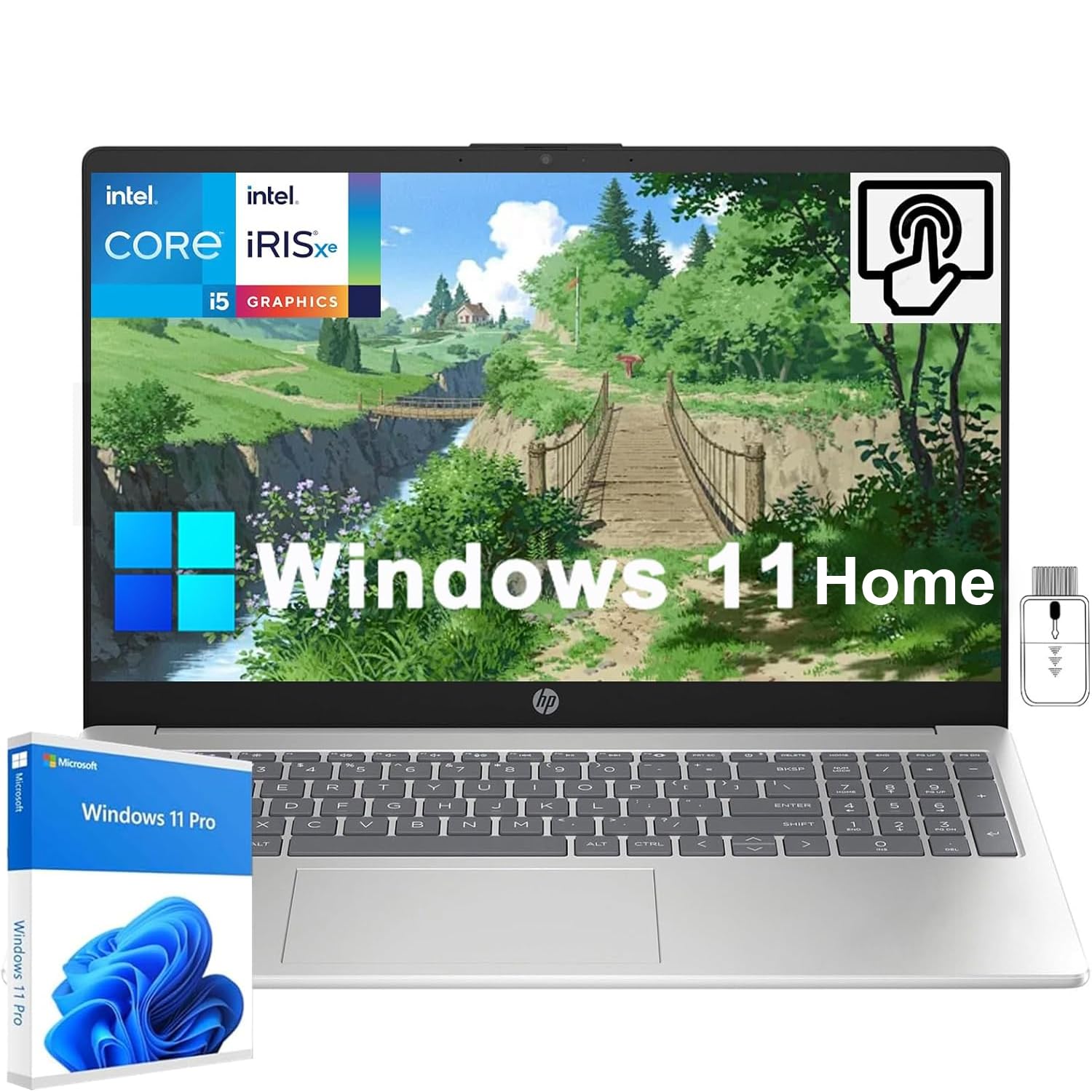 Amazon.com: HP 15 Business Touchscreen Laptop, 15.6