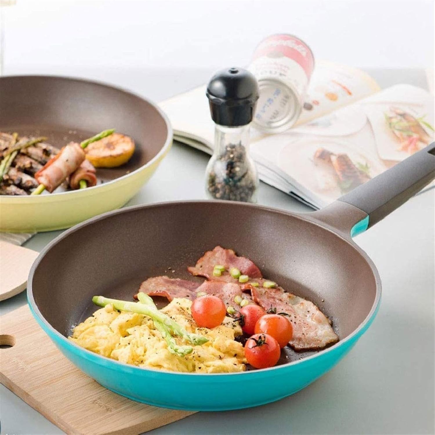 Non Stick Pan Sauté Surface,Great for Egg or Omelette Cooking,Dishwasher Oven Safe, Frying Pan