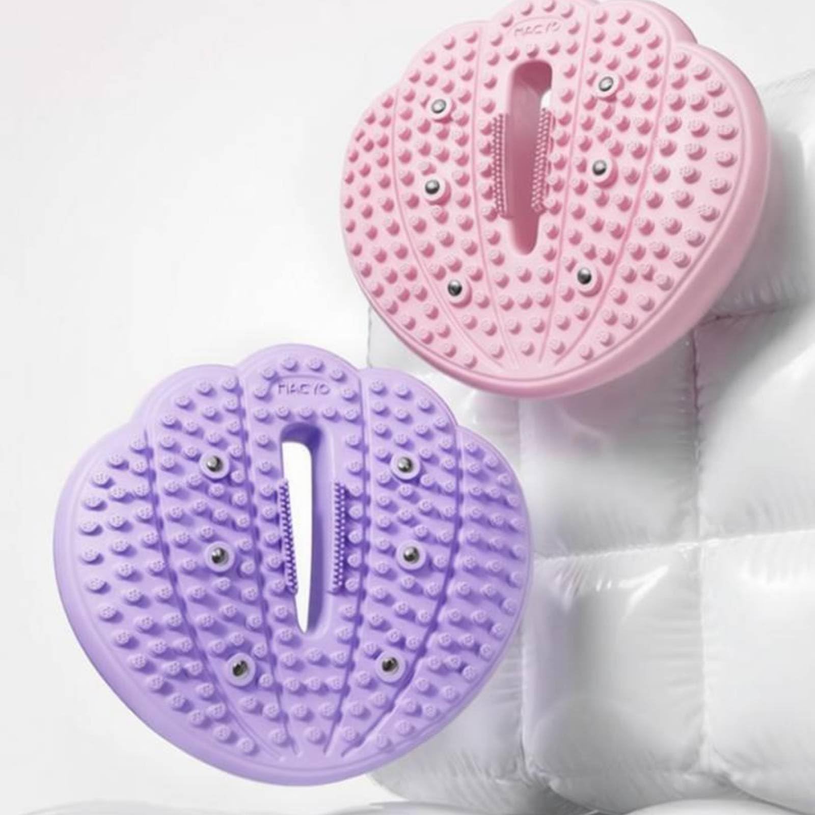 perfeclan Almohadilla de Masaje de Almohadilla Cojín Colchoneta Activa el Equilibrio y Compromete Músculos Mientras Te Mantienes de Pie O Haces Estiramientos, Rosa