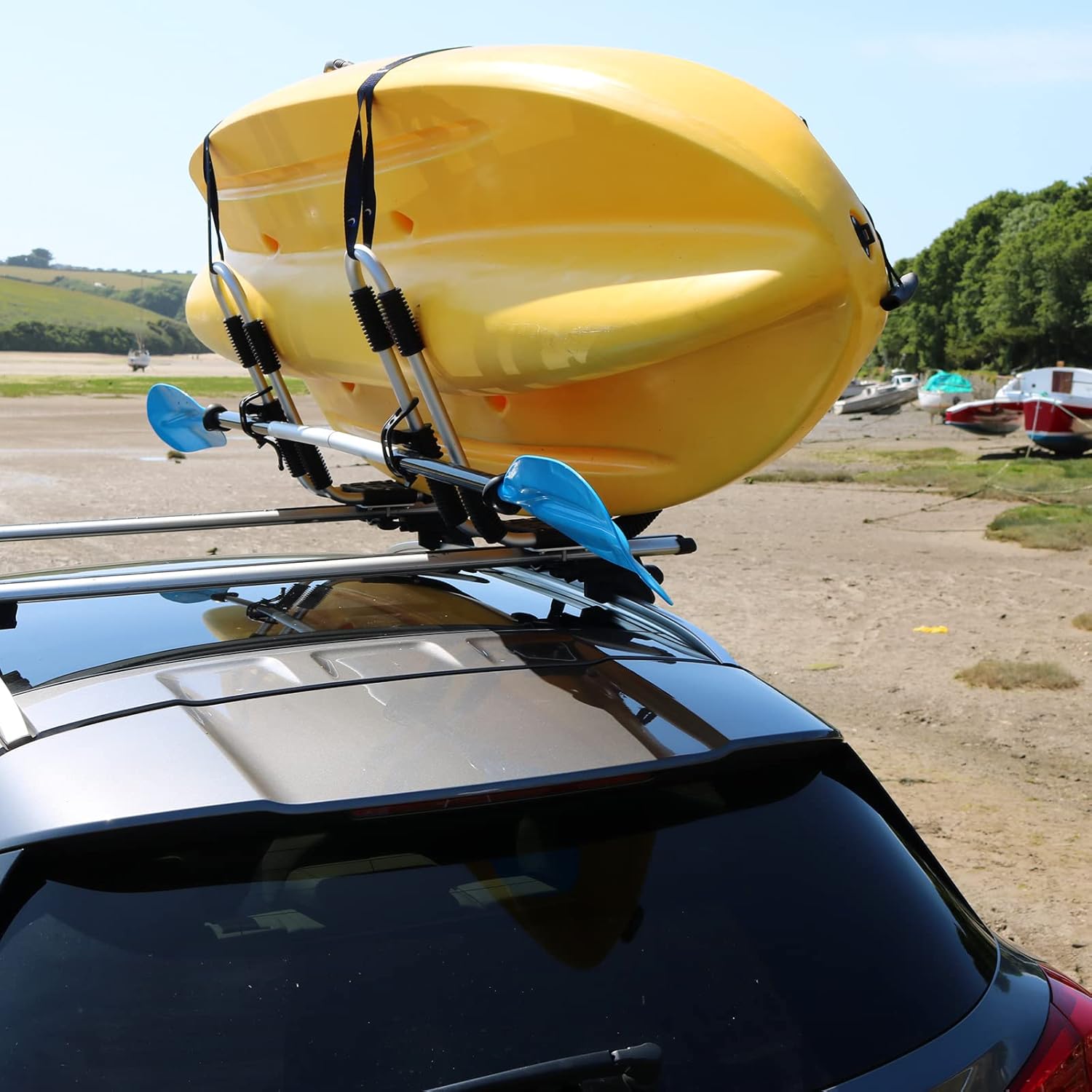 Buy LEGACY WATERSPORTS Kayak Canoe Car Roof Rack Static J Bars Cradle