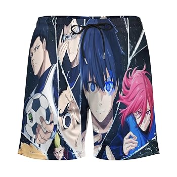 Amazon | [DEODEX] ブルーロックアニメ柄 水着 メンズ サーフ