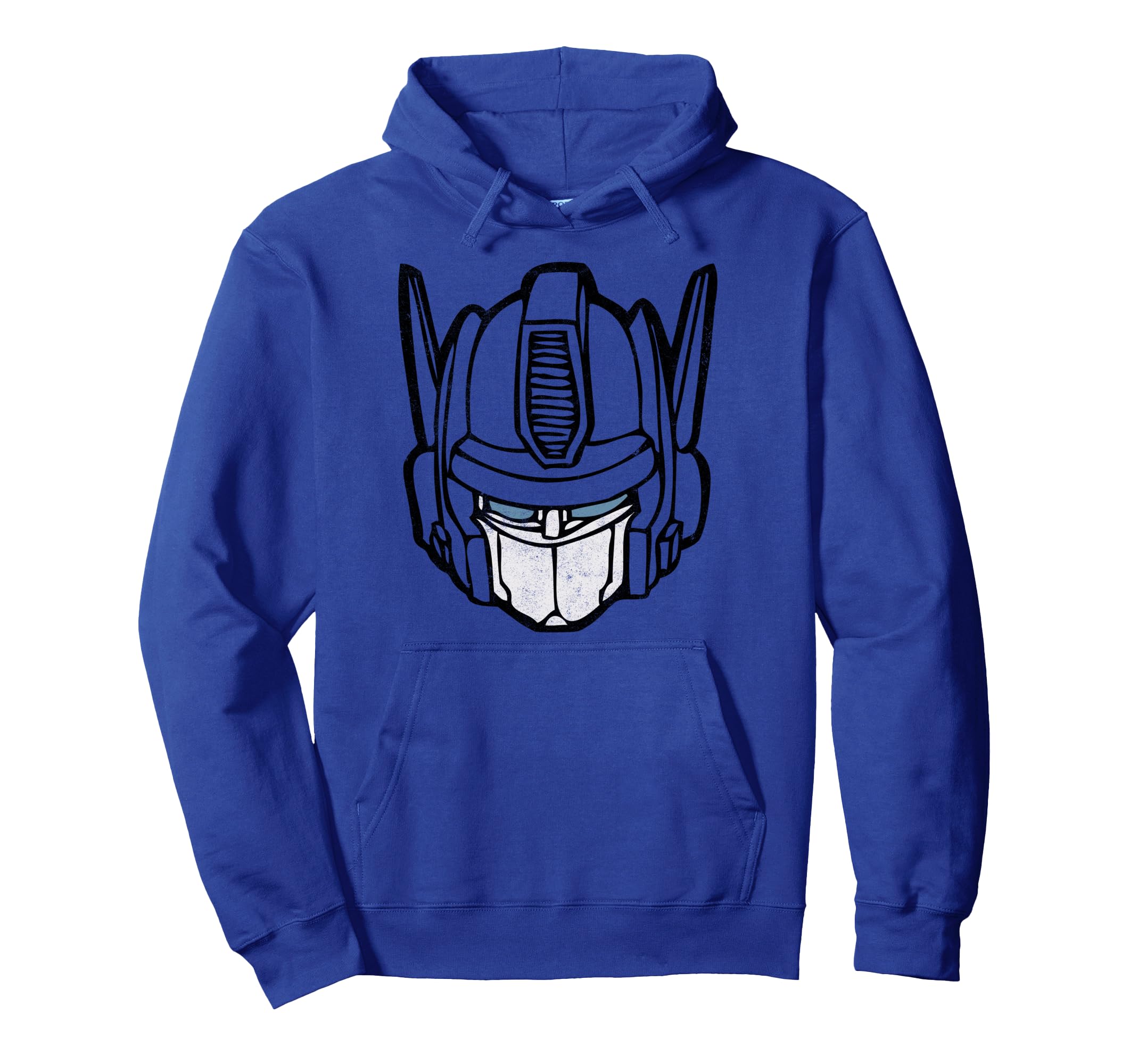 Transformers Optimus Prime Vintage Big Face Pullover Hoodie