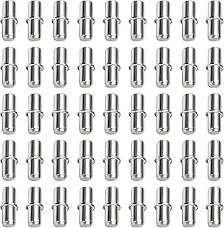 100 Stück Regalbodenträger & Einlegeboden Halter für Kleiderschrank, Küchenregal, Regalbrett und Schubladen - Universal 5mm Set mit Halterungen