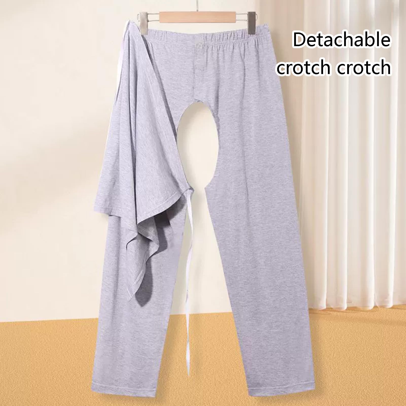 Pantaloni Adulti A Cavallo Aperto con Pannolino Interno, Pantaloni per La Cura Dell'incontinenza per Donne Postpartum E Pazienti Allettati