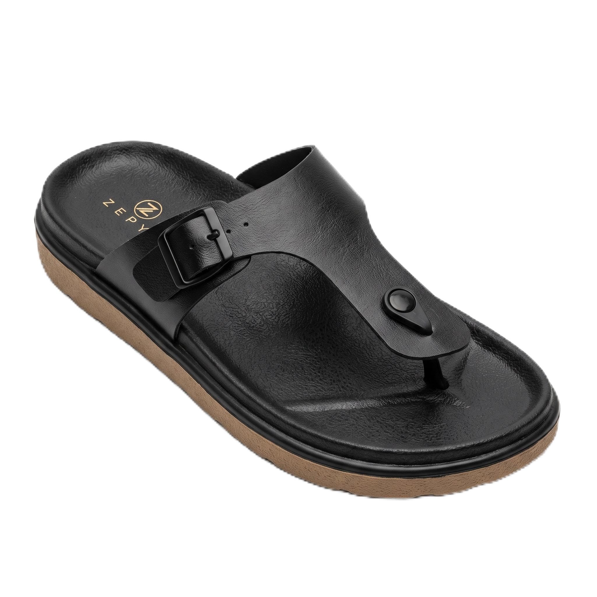 Men's Adjustable Buckle Thong Sandals-image-47