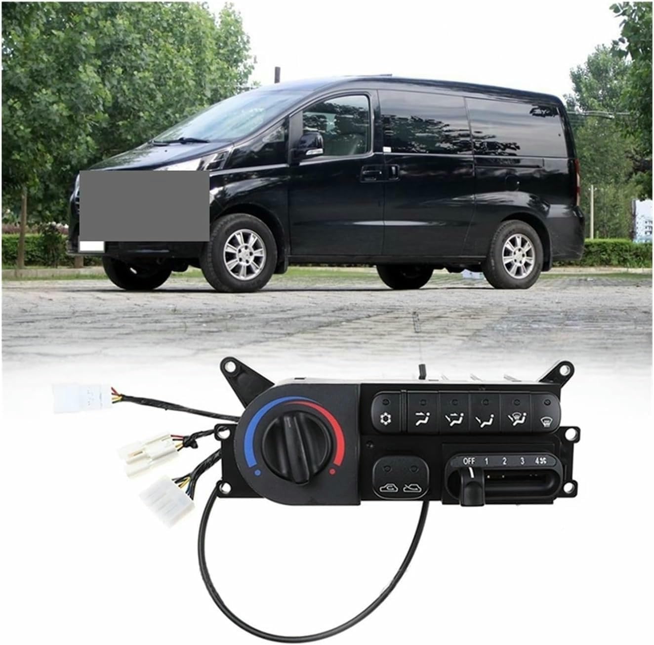 Panneau de Commande de climatisation Avant pour Voiture Interrupteur de climatisation pour JAC Refine 97260-4A101