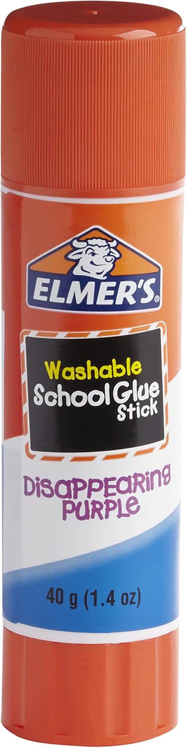 Elmer's Jumbo Disappearing Purple School Glue Stick, 1.4 Ounces