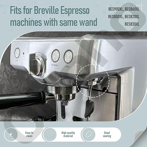 Miniatura 4 de Ohoho Sello de varita de vapor para máquinas de café espresso Breville, se adapta a los modelos 800ES, BRE800ESXL, 800ESXL, BES900XL, BES860XL,