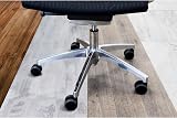 hjh OFFICE, 619010, Castors, Wheels for office, executive chairs, ROLO, black, , Set of 5 x special castors for hard floors 11 mm pin, 65 mm diameter wheel - 3