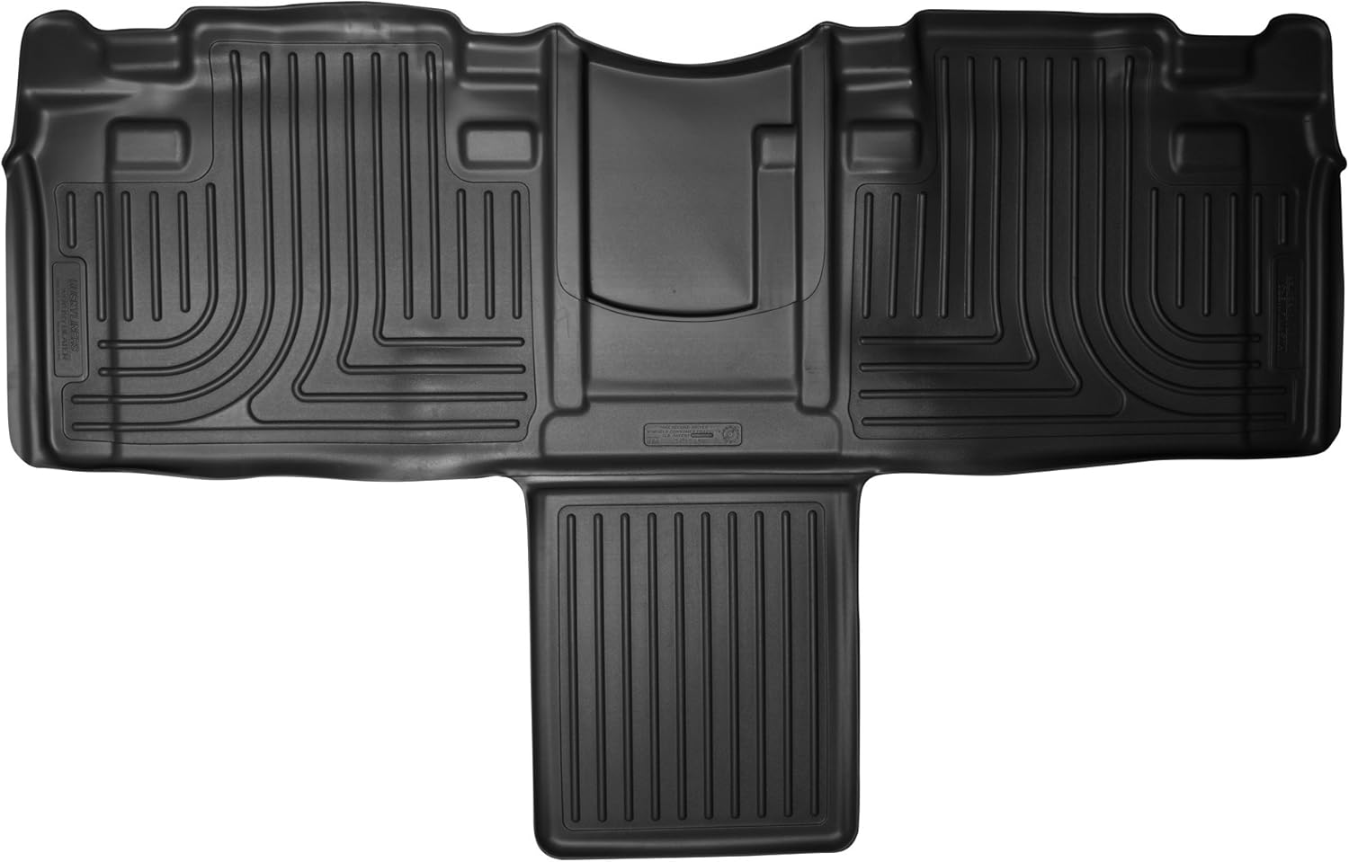 Husky Liners Weatherbeater Floor Mats | Fits 2011-2020 Toyota Sienna | 2nd Row, 1-pc Black - 19841