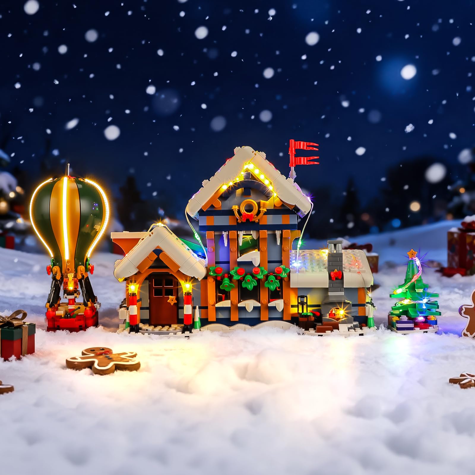 BRIKSMAX 2.0 Light Kit Compatible with Lego Icons Santa's Post Office 0 Building Sets- LED Lighting Kits (Accessories Only), Cable-Hiding Tech for Display, Gifts & Collectors — image 1
