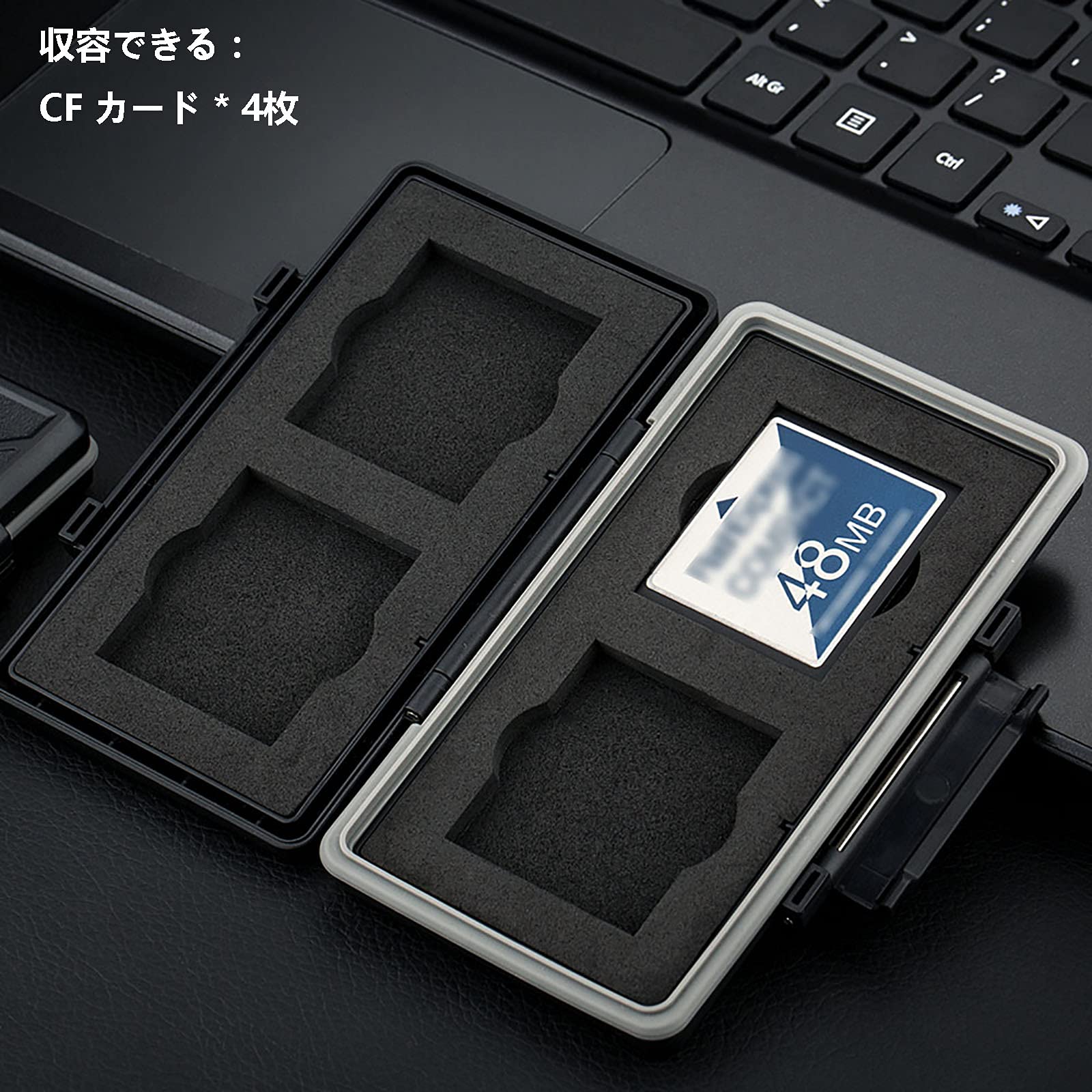 Amazon | JJC 4 スロット CF コンパクトフラッシュ カードケース 4 枚