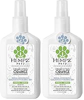 Vista 8 de Hempz Petz - Colonia para perros, cremoso cítrico naranja y frambuesa roja, 8.5 onzas líquidas. Perfume hidratante para cachorros