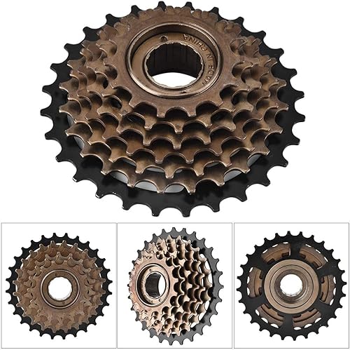 Yosoo Health Gear Freewheel 7 velocidades, juego de rueda libre para bicicleta, piñón de rueda libre para bicicleta de montaña de 7 velocidades,