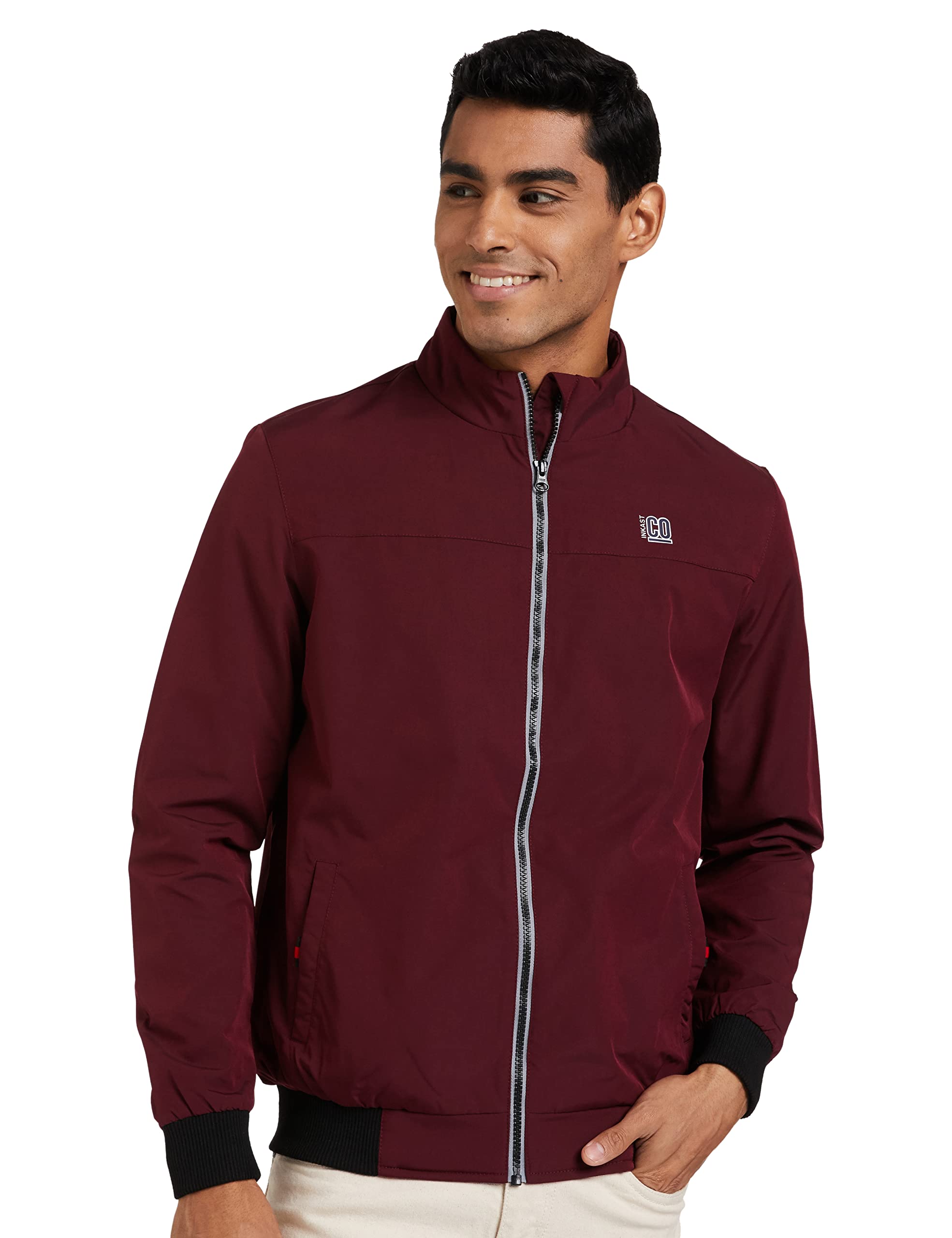 Amazon Brand - SymbolMen's 100% Polyester Regular Jacket