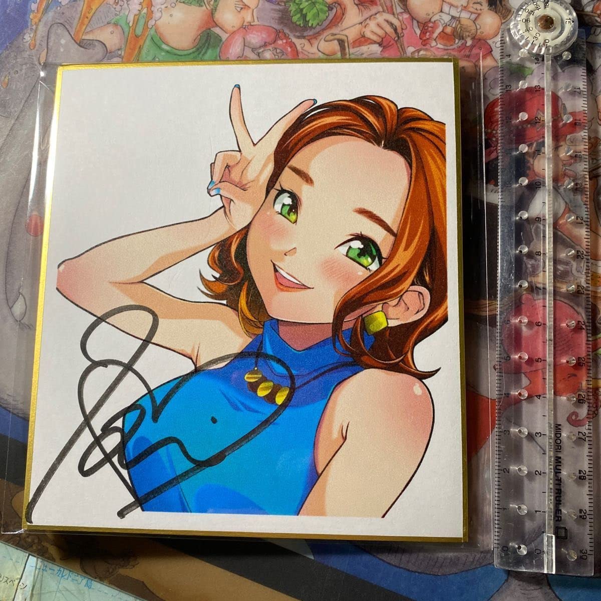 Amazon.co.jp: 加美杏奈 直筆サイン入り色紙 アイポケ : 文房具