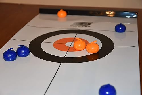 Miniatura 9 de Sunflex Mini juegos de deportes de interior de mesa  Elección de bolos, rizado o tejo  Juego de fiesta para niños y adultos  Fácil de transportar