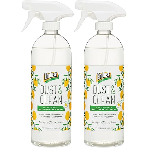 Endust Plant-based Multi-surface Dusting & Cleaning Spray, 24 Fl Oz (Pack of 2)
