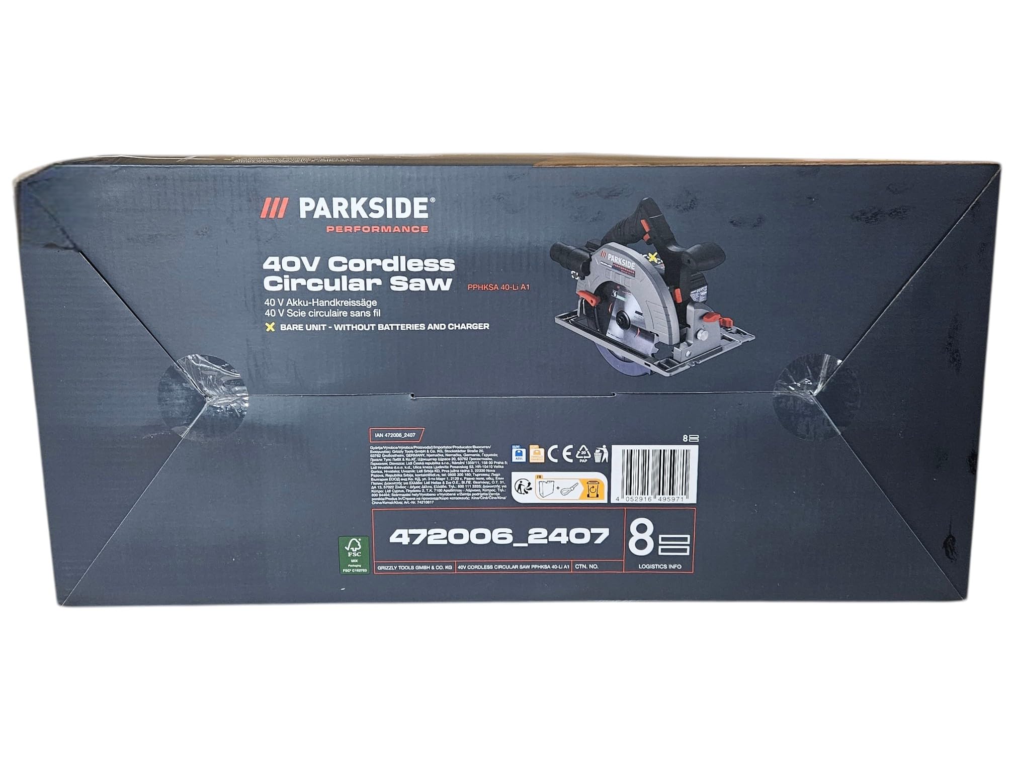 Parkside PHKSA 12 A1 Accu-handcirkelzaag, led, 12 V lithium-ionen, 85